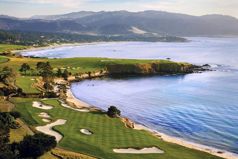 17 mile drive - пляж pebble beach